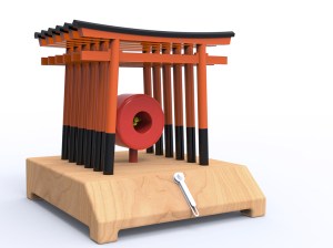 orologio-legno-Torii-small-singola-legno-giappone-minimal-torii-bibidesign