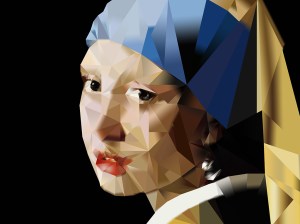 La Ragazza col turbante-grafica -bibidesign